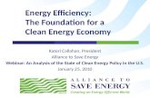 Energy Efficiency:  The Foundation for a Clean Energy Economy