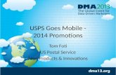 USPS Goes Mobile - 2014 Promotions