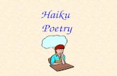 Haiku poetry tutorial
