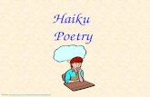 Haiku poetry ppt
