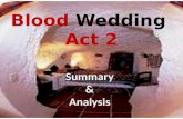 Blood wedding act 2 analysis