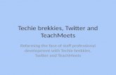 Techie brekkies, Twitter and TeachMeets for #IWBdig11