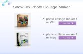SnowFox photo collage maker tutorial