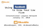Using Facebook to Grow Your Law Firm