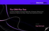 Crm flex test