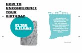 How To Unconference Your Birthday, The Book