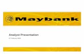 Maybank - Analyst Presentation 27 Feb 09