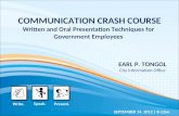 Communication crash course 2012