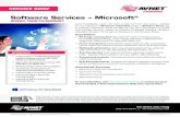 avnet Service Brief: Software Services – Microsoft®