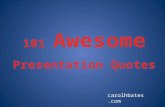 101 Awesome Presentation Quotes