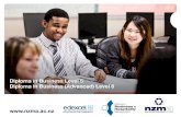Nzma diploma in business level 5 and 6 2011 final version