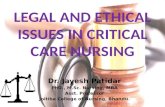 Legal and ethical issues in critical care nursing