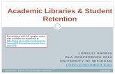 Role of the Library in Student Retention