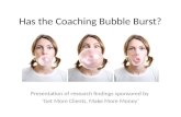 Has the Coaching Bubble Burst?