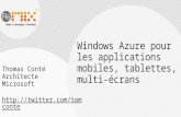 ReMix11 Paris: Windows Azure & développement mobile