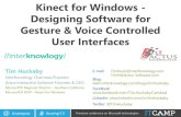ITCamp 2013 - Tim Huckaby - Kinect for Windows - Designing Software for Gesture & Voice Controlled User Interfaces
