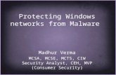 Protecting Windows Networks From Malware
