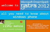 all you need to know about windows phone