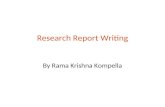 T22 research report writing