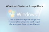 How to create system image backup in windows 7