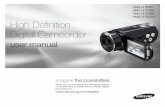 Samsung Camcorder HMX-H100N User Manual
