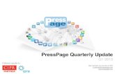 PressPage Platform Update Q1 2013 (English)