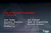 The Affiliate Programme Life Cycle