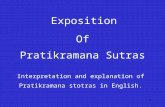 9 exposition of pratikramana sutras 49 pps.
