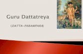 Sri Guru Dattatreya tradition