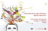 Civil service fast stream skills