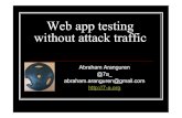 BruCon 2011 Lightning talk winner: Web app testing without attack traffic