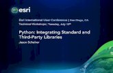 Esri International User Conference 2011: Python: Integrating Standard and Third-Party Libraries