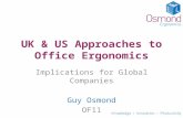 UK & US Approaches to Office Ergonomics