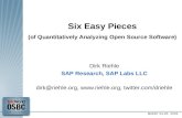 Six Easy Pieces of Quantitatively Analyzing Open Source