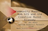 Community mapping, web GIS and the Creative Rural Economy