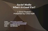 Social Media Whats It Good For?