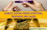 Diabetic Gastro Paresis Symptoms, Treatment And Causes