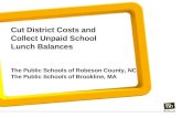 Blackboard Connect Webinar Slides: Cut District Costs and Collect Unpaid Lunch Balances