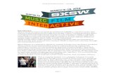 SXSW 2012 notes MBu