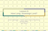 09 Revelation   How Long, Sovereign Lord