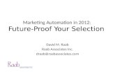 Raab future proof marketing automation in 2012