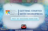 Getting started with wordpress