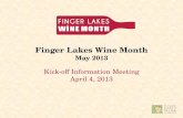 Finger Lakes Wine Month Kick off Marketing Meeting