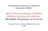 Lec 2 nutrition therapy diabetes mellitus and physical activates