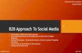 B2B Approach to Social Media