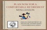Plan for a Comfortable Retirement