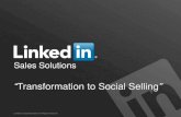 Webinar:  Transformation to Social Selling
