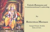 Ramayana & Transformational Leadership