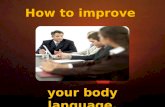 How to improve your body language