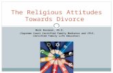 The Religious Attitudes Towards Divorce